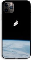 Case Company® - Hoesje geschikt voor iPhone 11 Pro Max hoesje - Alone in Space - Biologisch Afbreekbaar Telefoonhoesje - Bescherming alle Kanten en Schermrand