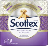 Bol.com Scottex Toiletpapier Kussenzacht 18 Rollen aanbieding