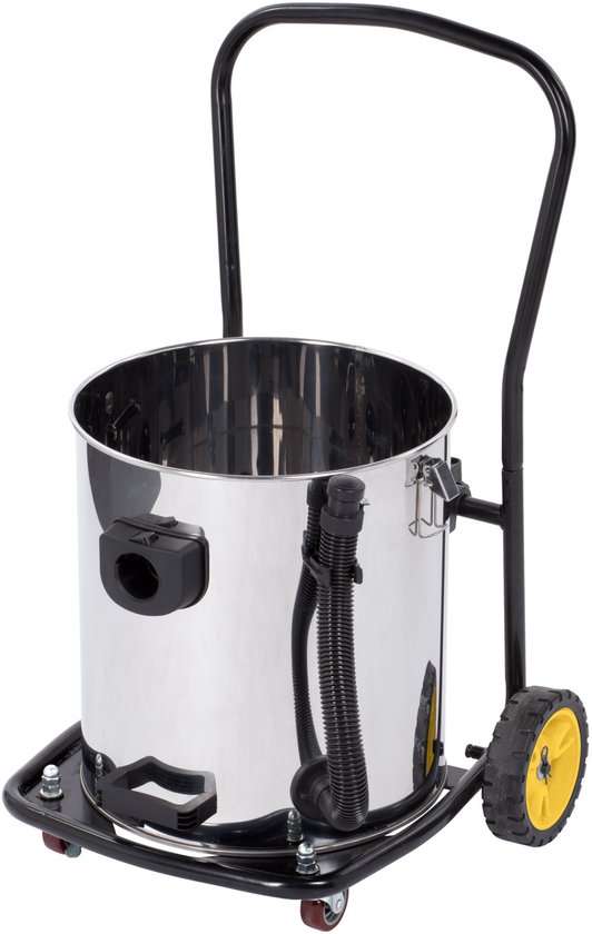 Powerplus elektrische stofzuiger nat-droog POWX325 - 2x1200W - 2 motoren - 2-in-1: zuig- & blaasfunctie - 60l tank - met 4 acc.