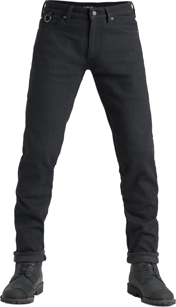 Pando Moto Steel Zwart 02 Slim Fit Dyneema® 32/36