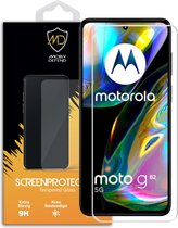 Motorola Moto G82 Screenprotector - MobyDefend Case-Friendly Gehard Glas Screensaver - Glasplaatje Geschikt Voor Motorola Moto G82