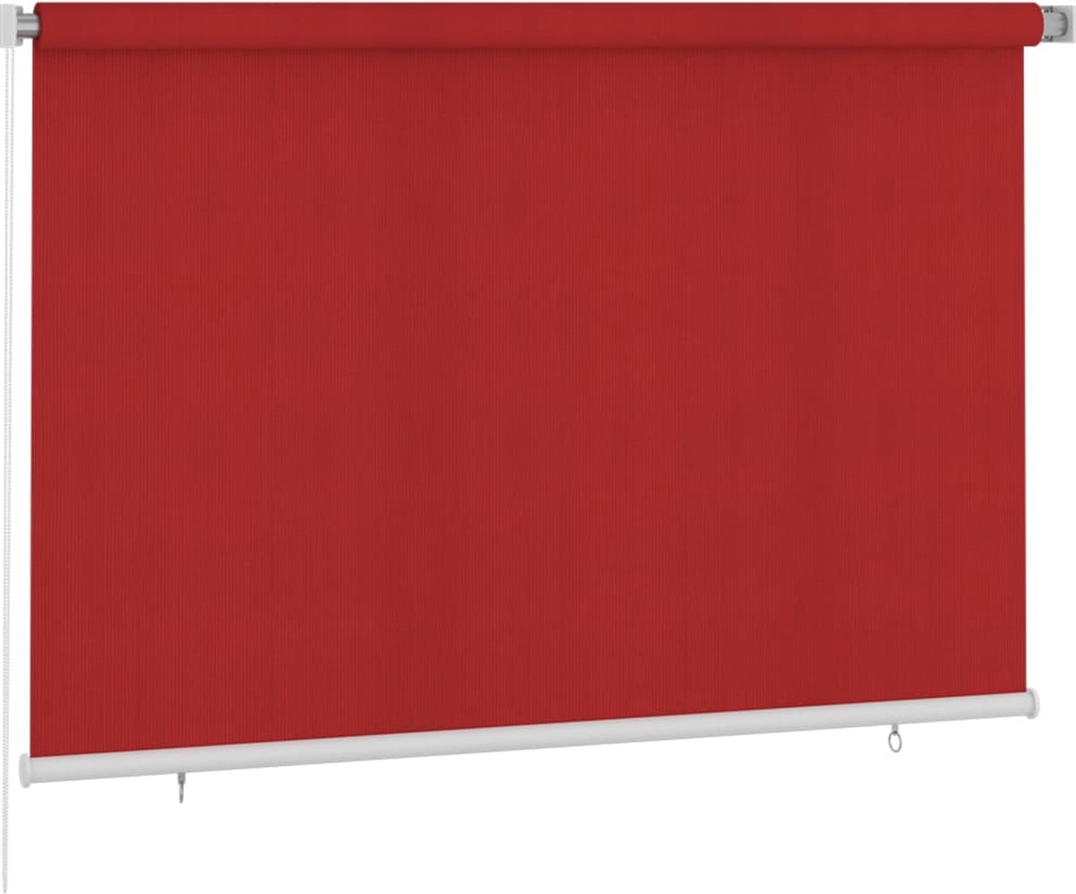 VidaLife Rolgordijn voor buiten 220x140 cm rood