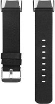 Nylon bandje - geschikt voor Fitbit Charge 5 - zwart