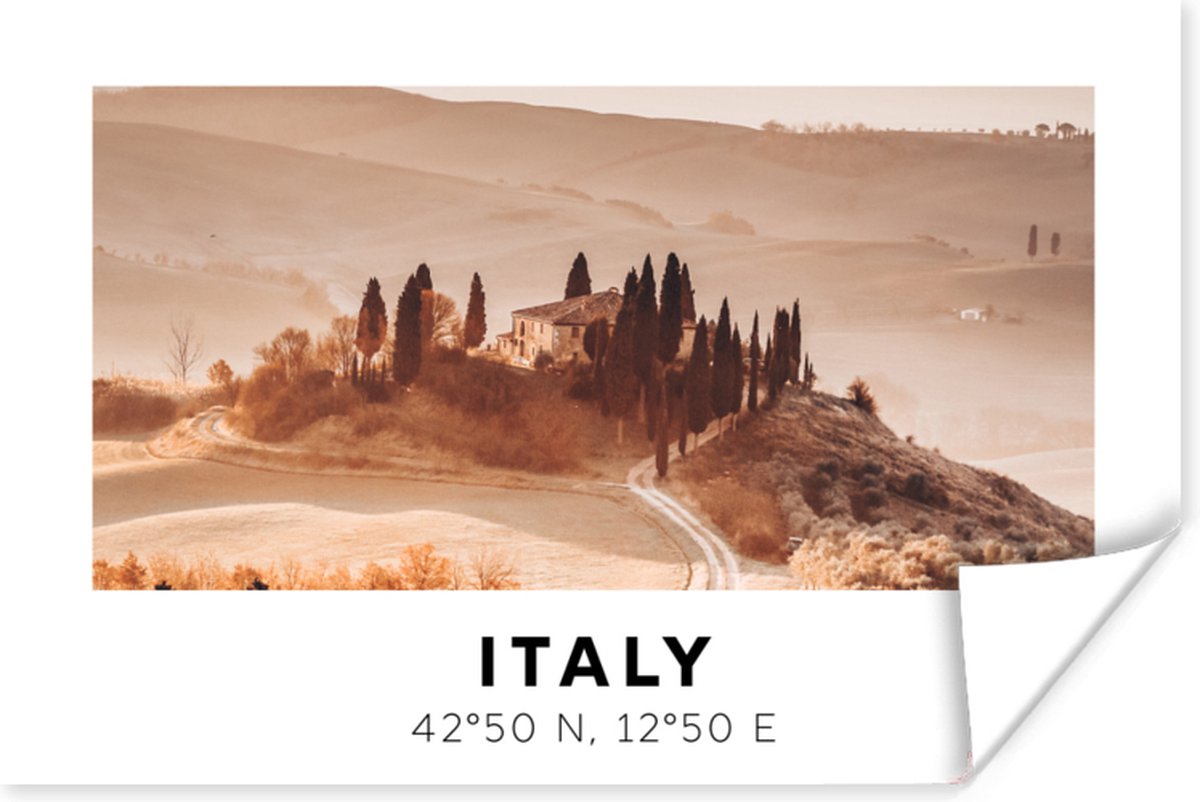 Poster Italië - Toscane - Bomen - 60x40 cm