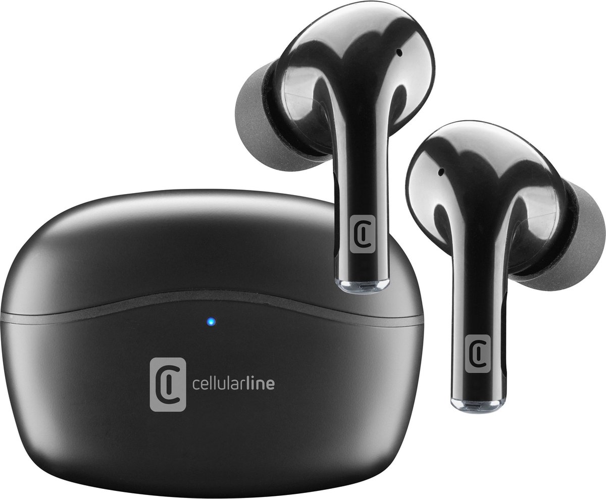 Cellularline Vivid Headset True Wireless Stereo (TWS) In-ear Oproepen/muziek Bluetooth Zwart