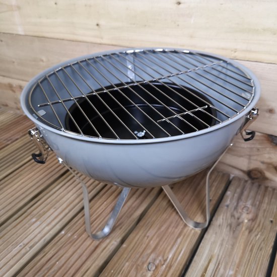 BBQ Classics Draagbare Houtskoolbarbecue met Deksel van Toolland — afbeelding 5