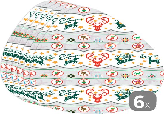 Coffret 6 Dessous De Verre Mandala Métal - Antidérapants, Avec Boîte Cadeau - Neuf