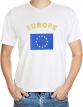 T-shirt Europe avec drapeau Xl