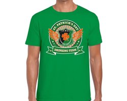 St. Patricks day drinking team t-shirt groen heren - St Patrick's day kleding XL Image