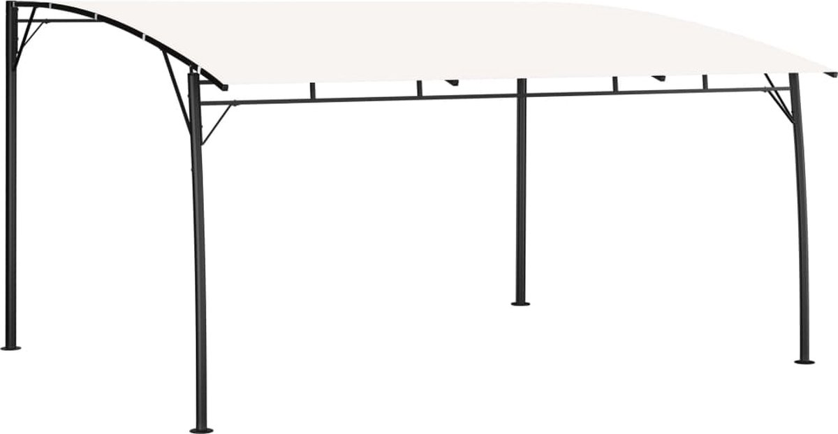 vidaXL Zonneluifel 4x3x255 m crèmekleurig