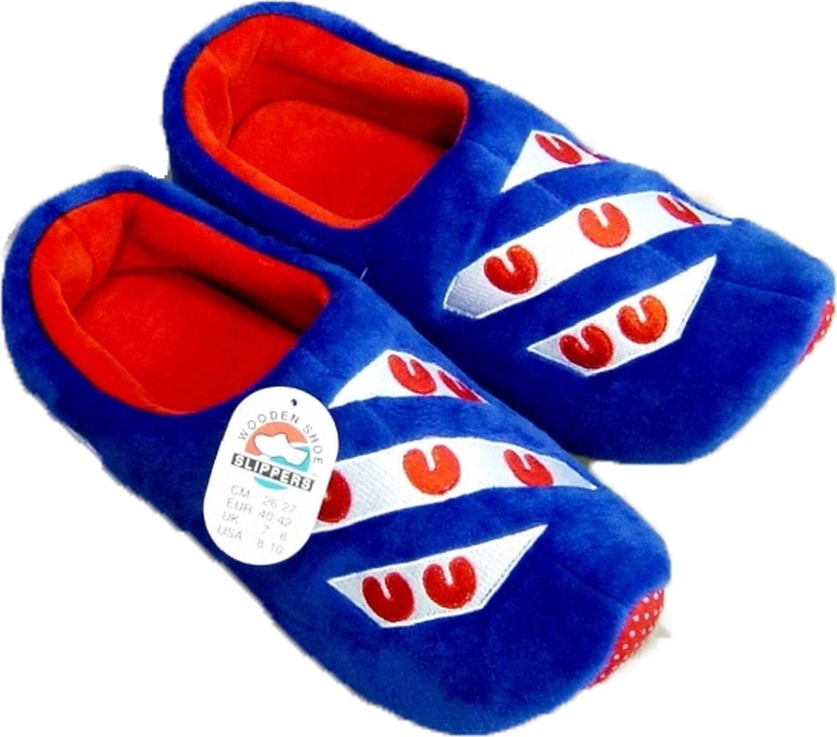 sloffen/klompsloffen/wooden shoe met Friese vlag/Fryslân