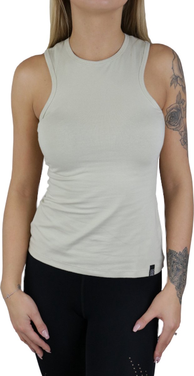 GymHero Tank TOP-NUDE, Vrouwen, Beige, T-shirt, maat: XS