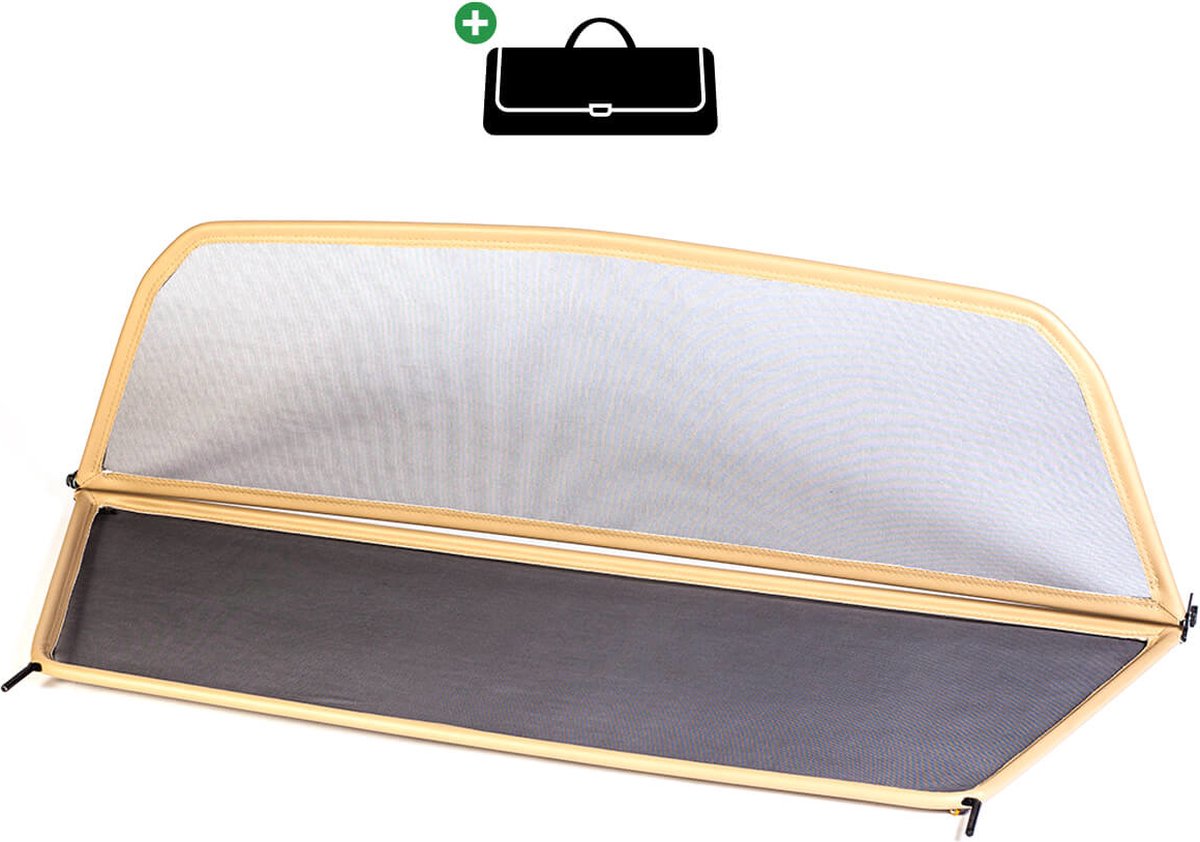 Windscherm BMW 6-Serie E64 | 2003-2011 | incl. luxe opbergtas | Beige