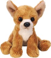 Suki Gifts Knuffel hond - Chihuahua - pluche - knuffeldier - 13 cm