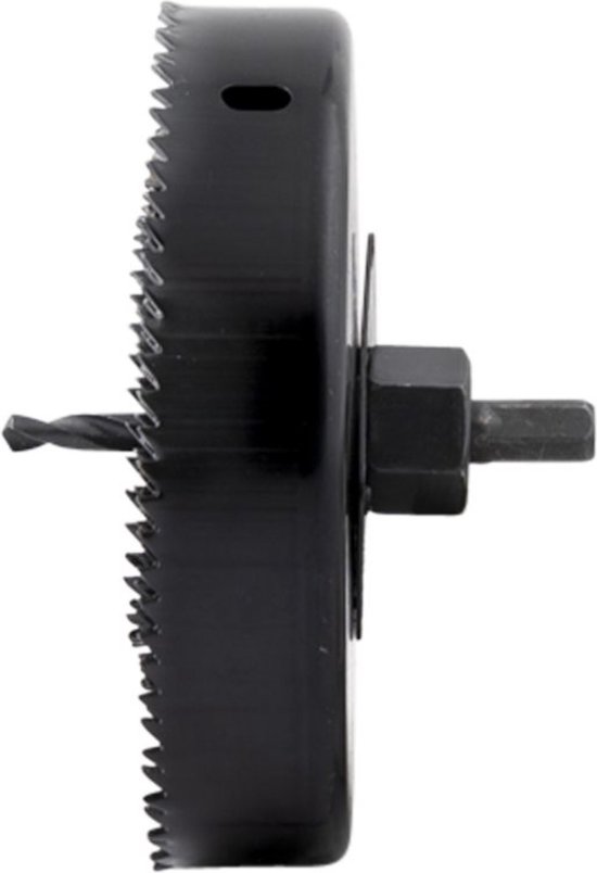 Topgear Gatenzaagset - 63 t/m 127 mm - 8-delig - Koolstofstaal - Inclusief Centerboor en Houder