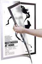 Durable Duraframe Poster infokader - A2 formaat - Zilver - Magnetische sluiting