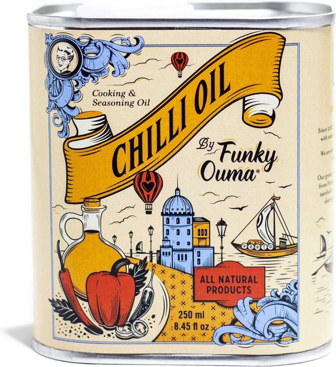 Funky Ouma - Chilli Oil - Tin 250ml