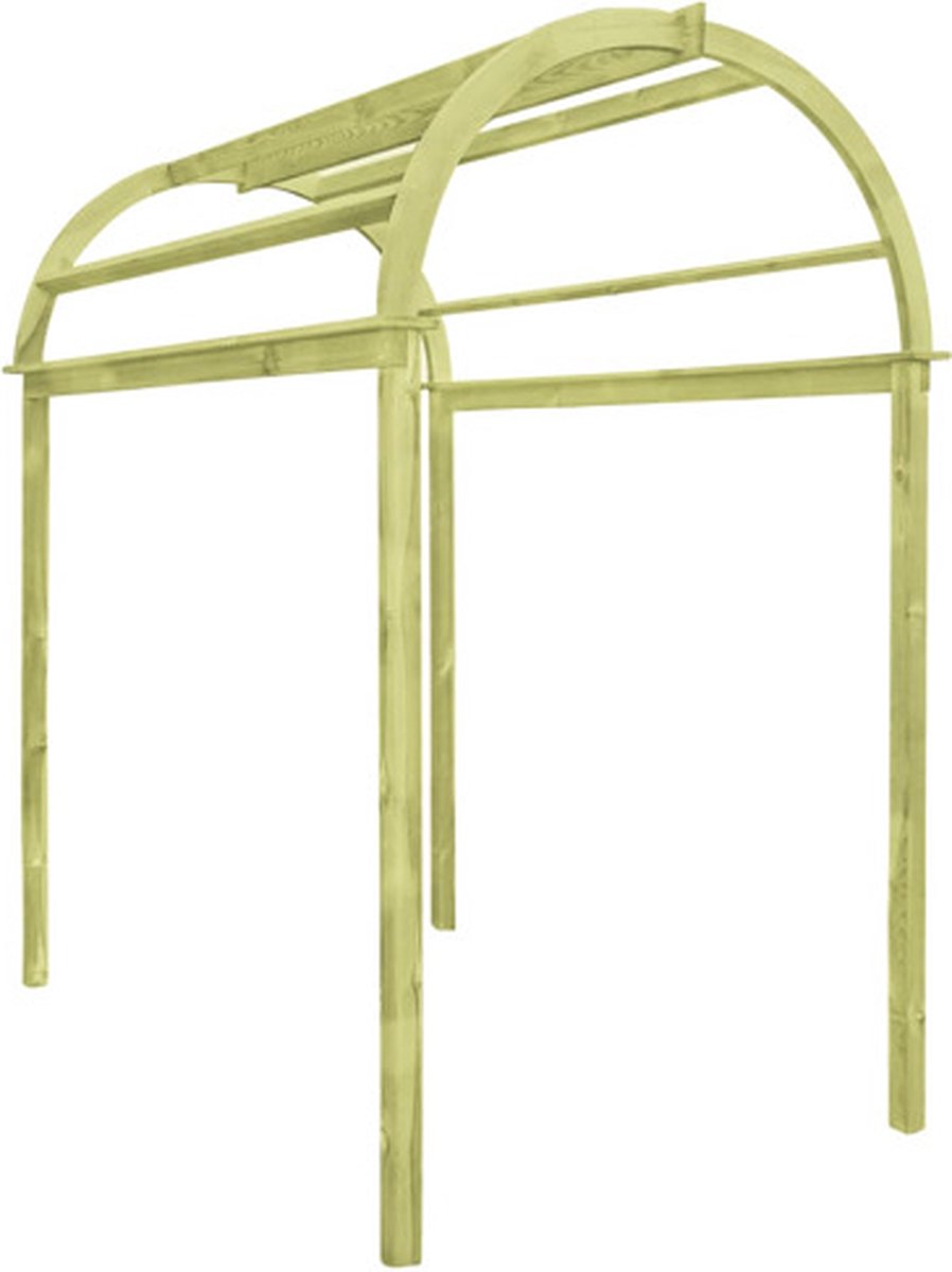 vidaXL - Tuinboog - 125x150x235 - cm - geÃ¯mpregneerd - grenenhout