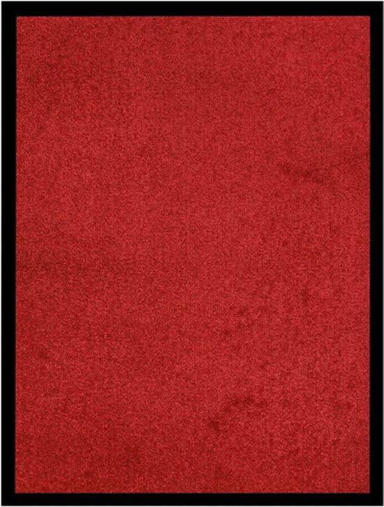 vidaXL - Deurmat - 40x60 - cm - rood