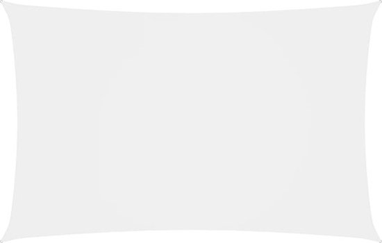 vidaXL Parasol rectangulaire Blanc Tissu Oxford 3 x 6 m