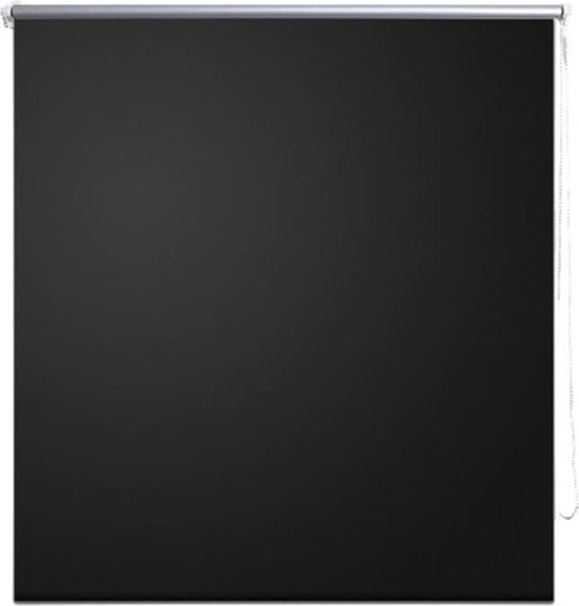 vidaXL Rolgordijn verduisterend 80x230 cm zwart