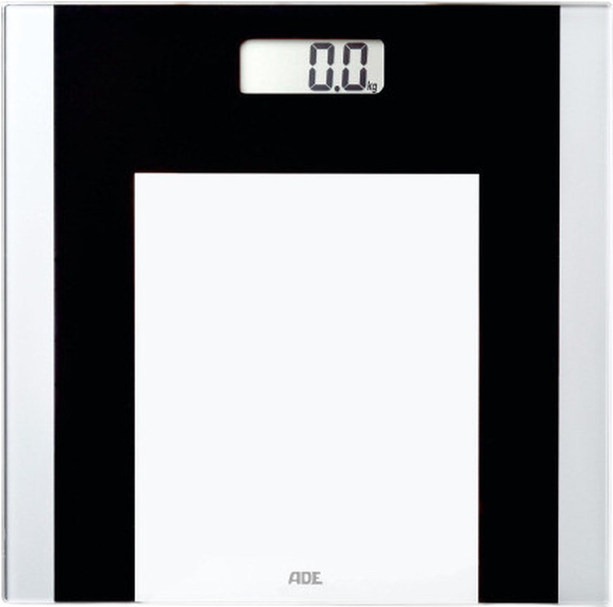 Ade Personenweegschaal Digitaal Ylvie 30 Cm Glas Zwart/wit