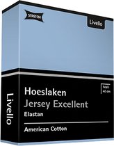 Livello Hoeslaken Jersey Excellent Light Blue 250 gr 140x200 t/m 160x220