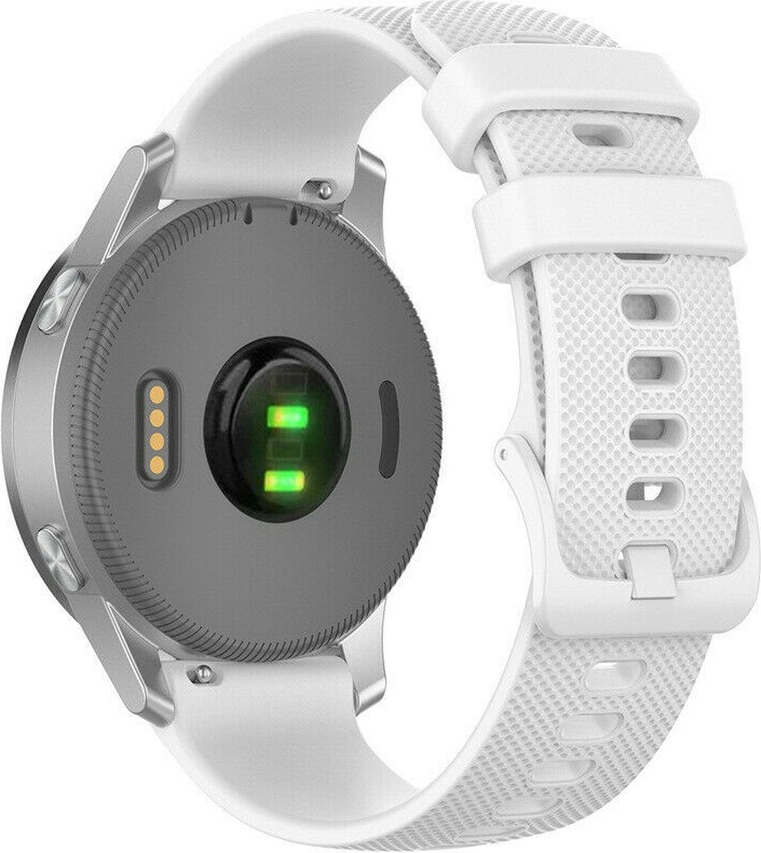 Alienwork IK Horloge Heren Dames Kalender Siliconen Band Lichtgewicht
