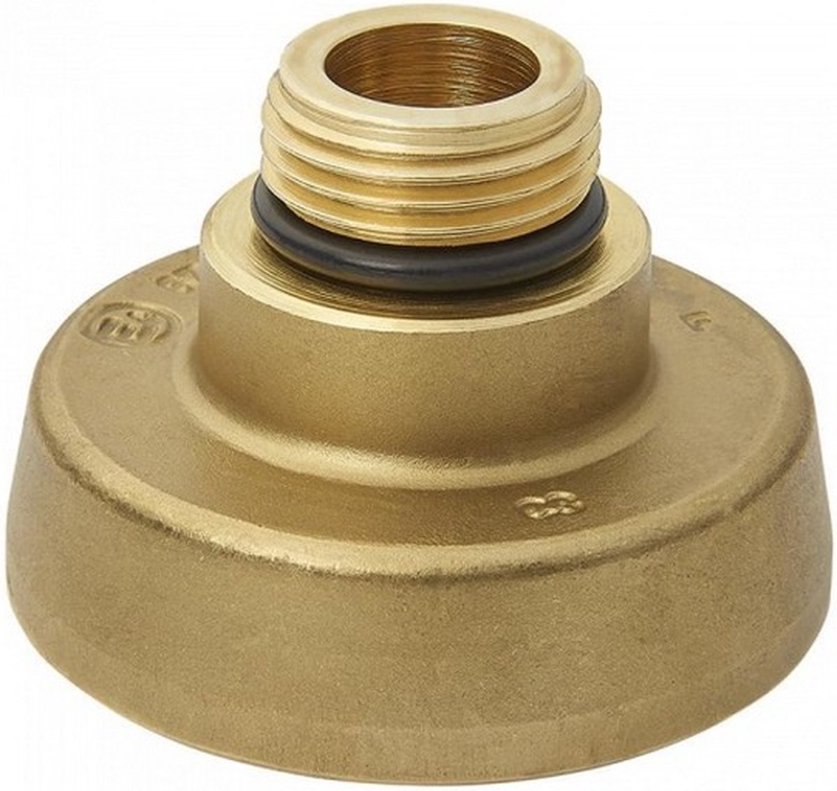 LPG nippel Italië 22 mm messing goud