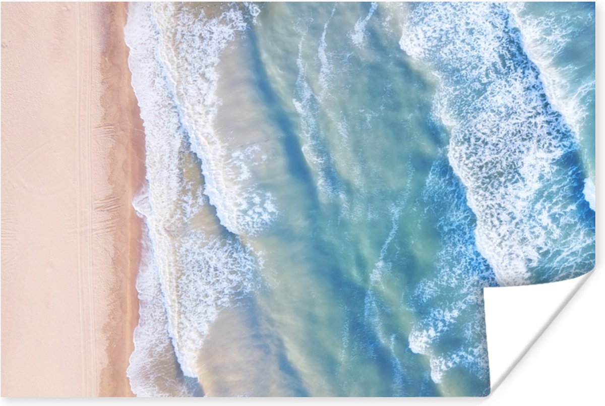 Poster Strand - Water - Zee - 90x60 cm