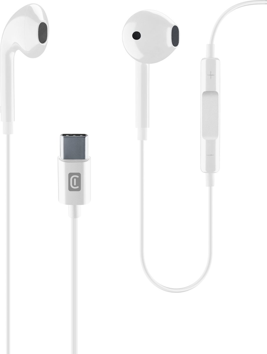 Cellularline Orbit Headset Bedraad In-ear Oproepen/muziek USB Type-C Wit