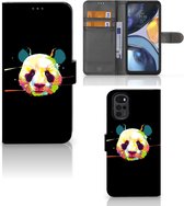 Telefoontas Motorola Moto G22 Hoesje ontwerpen Panda Color Sinterklaas Cadeautje