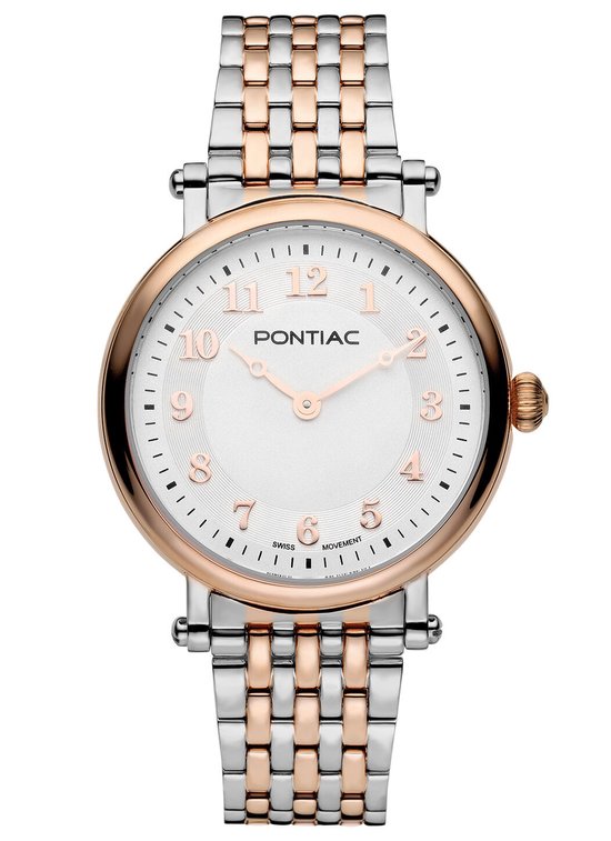 Pontiac Westminster P10067 Horloge Staal Multi Ø 34 mm bol