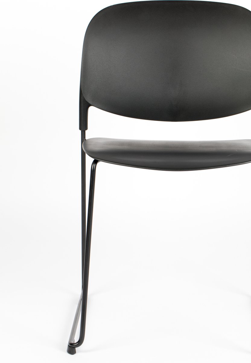 AnLi Style CHAIR STACKS BLACK zwart