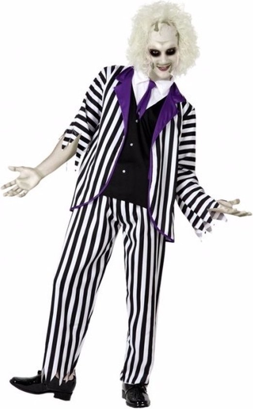 Halloween gestoorde man kostuum verkleedpak voor heren 50 bol