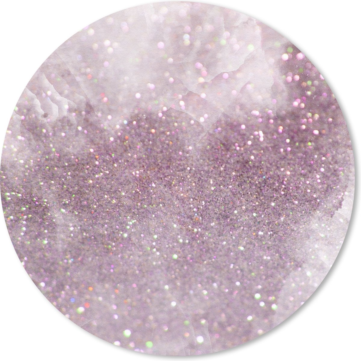 Muismat rond 50x50 cm - Mousepad Marmer - Patronen - Paars - Ronde muismatten