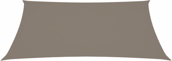vidaXL Parasol rectangulaire 2 x 3 m Tissu Oxford Taupe