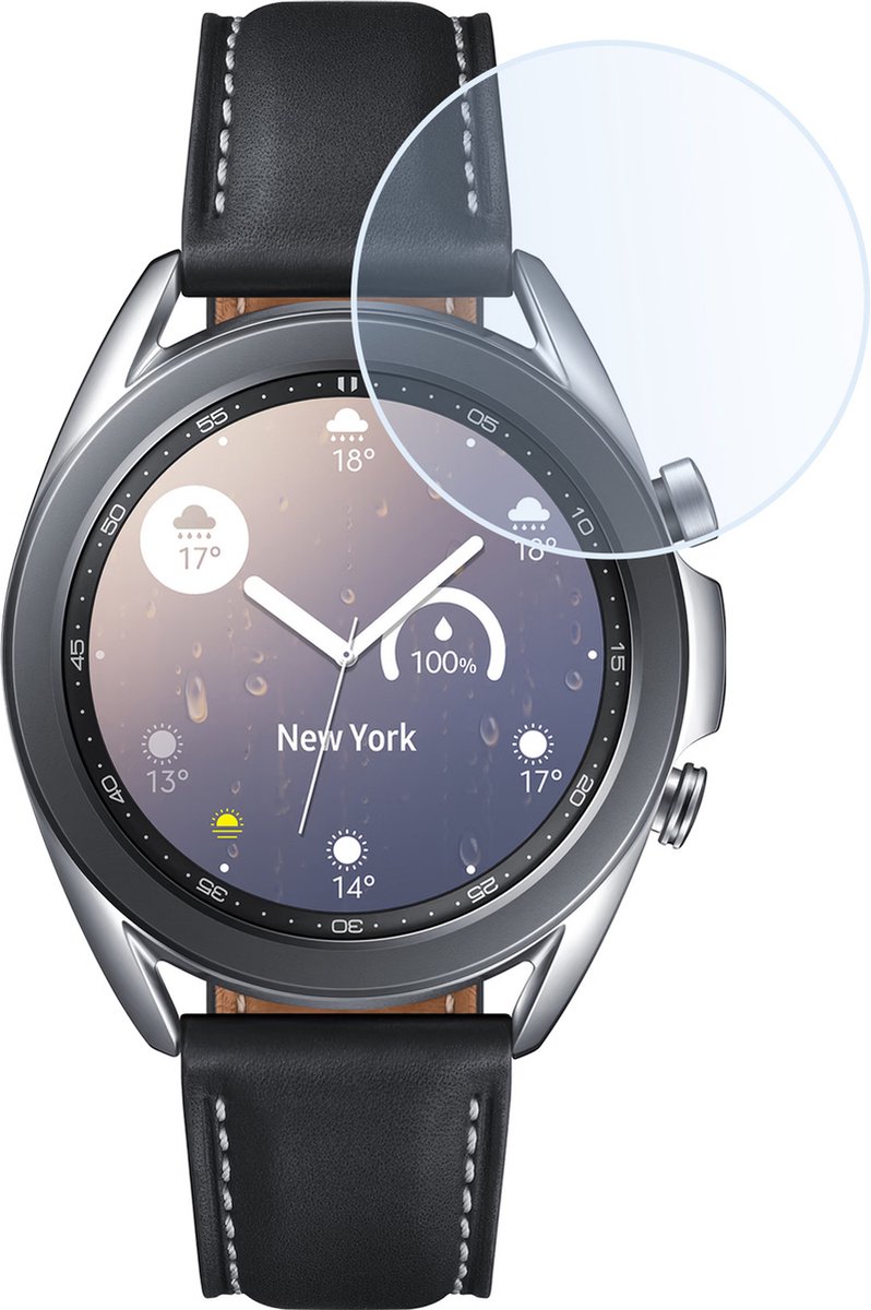 Screenprotector Geschikt voor Samsung Galaxy Watch 3 41 mm Screenprotector Glas Gehard. bol
