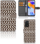 Bookcase Xiaomi Redmi Note 11 Pro 5G/4G Hoesje Aztec Brown