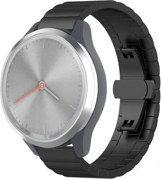 Bracelet Smartwatch en acier - Convient au bracelet métallique Garmin Vivomove  3s -... | bol
