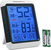 ThermoPro TP-55 - Binnen Temperatuur- en vochtigheidsmeter - Wit