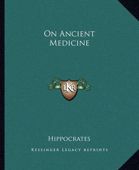 On Ancient Medicine - cover