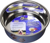 Loving Pets Bella Bowl - Voerbakje & Waterbakje voor katten  - 350ml / 14cm doorsnede  - in 8 kleuren beschikbaar - Kleur: Navy, Maat: Small