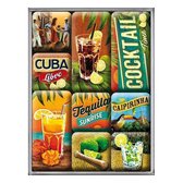 Nostalgic Art Cuba Libre - set van 9 magneten