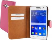 Mobiparts Premium Wallet Case Samsung Galaxy Core 2 Pink