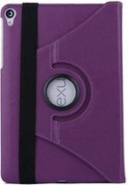 Xssive Tablet Hoes - Case - Cover 360� draaibaar voor HTC Nexus 9 Paars