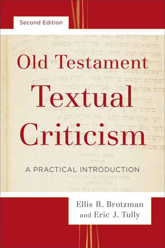 Boek "Old Testament Textual Criticism", tweede editie, met Hebreeuwse tekst.