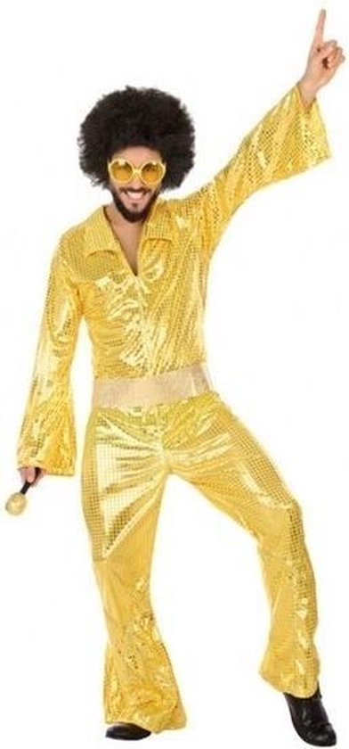 Gouden disco verkleed pak/kostuum voor heren