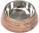 Petlano voerbak  - Maat M - Oak - Melamine bowl