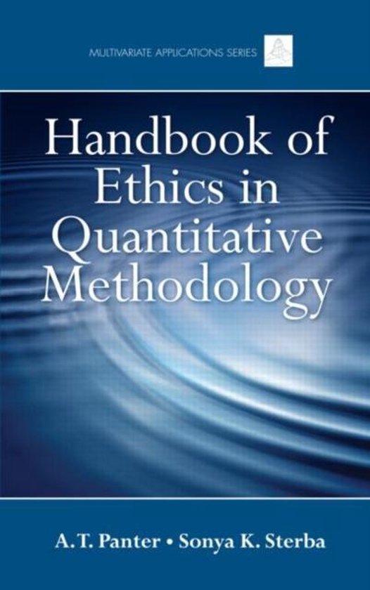 Handbook Of Ethics In Quantitative Methodology - cover